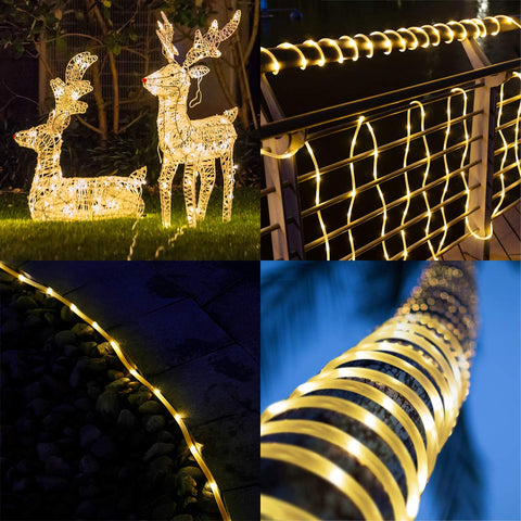 Solar Powered Outdoor Rope Light