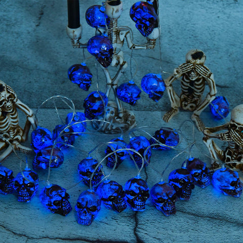 30LEDs Spooky Skull String Light