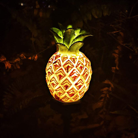 Solar-Powered Pineapple Light