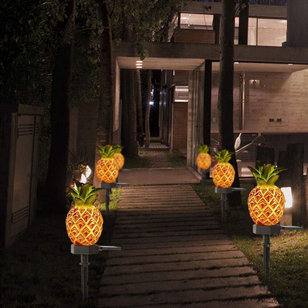 Solar-Powered Pineapple Light