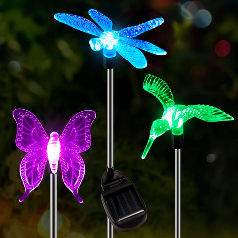 Solar-Powered LED Color Changing Light
