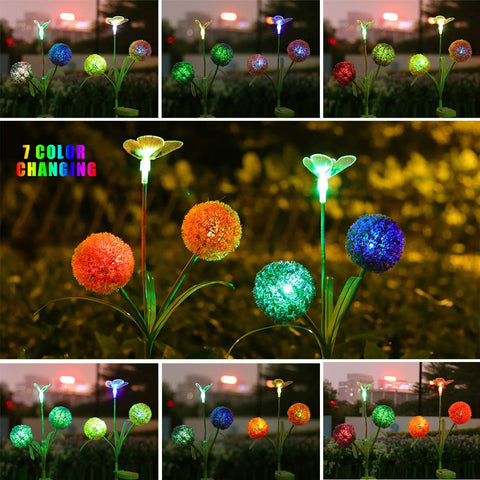 LED Dandelion Butterfly Lights- 2Pcs
