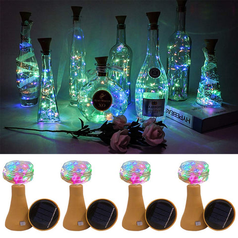 Solar Decem Wine Bottle Lights - 6 Pcs