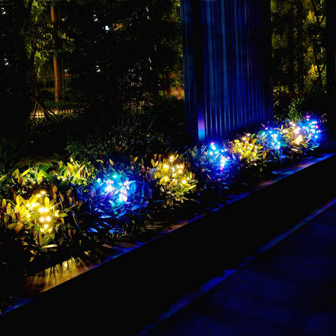 2 Pack - Solar Powered Fairy Flower Lights