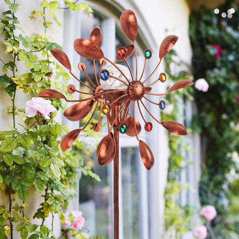 Solar Powered Garden Wind Ornament