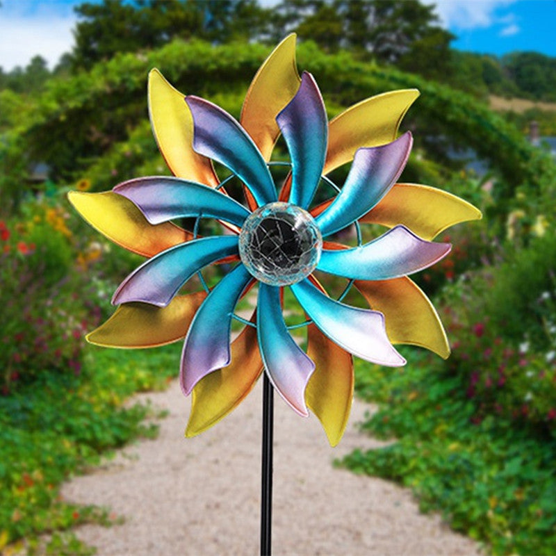 Colorful Sola Wind Spinner